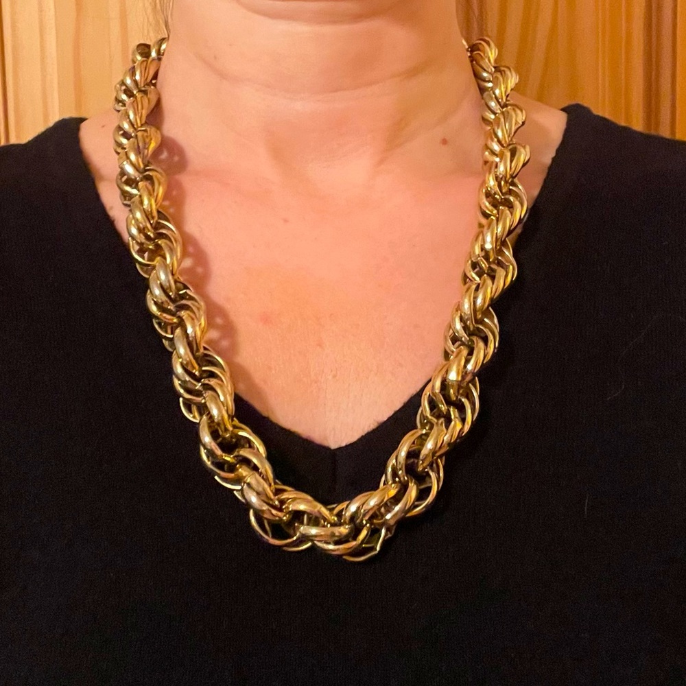 Large Gold Chain Necklace